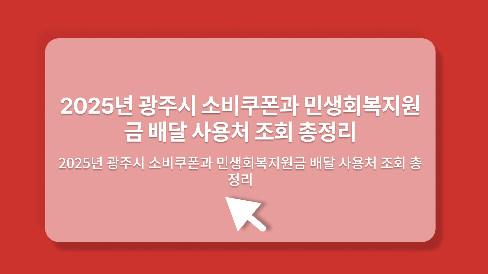 광주시 소비쿠폰