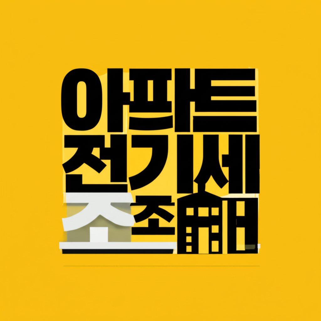 ai thumbnail poster 아파트 전기세 조회 1755514813