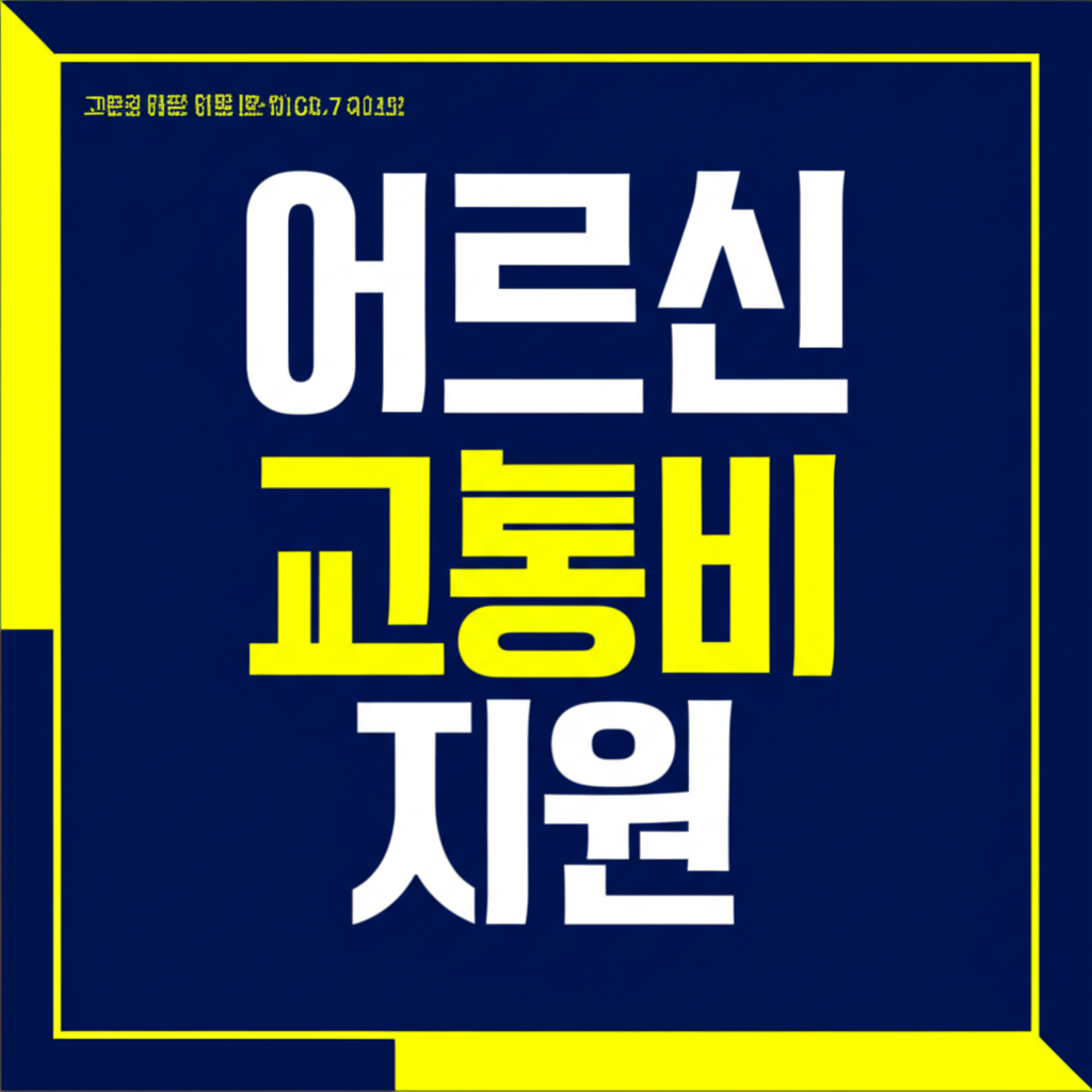어르신 교통비 지원