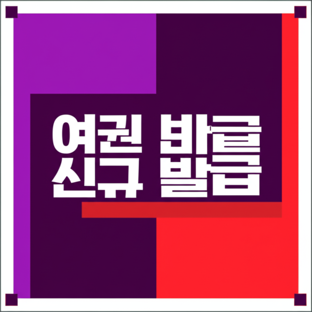 여권 신규 발급