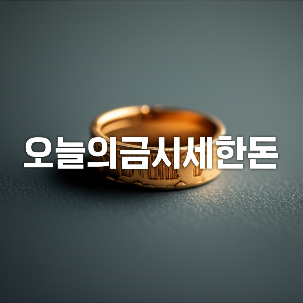 오늘의금시세한돈 확인 방법 5가지와 24k 한돈 가격 비교