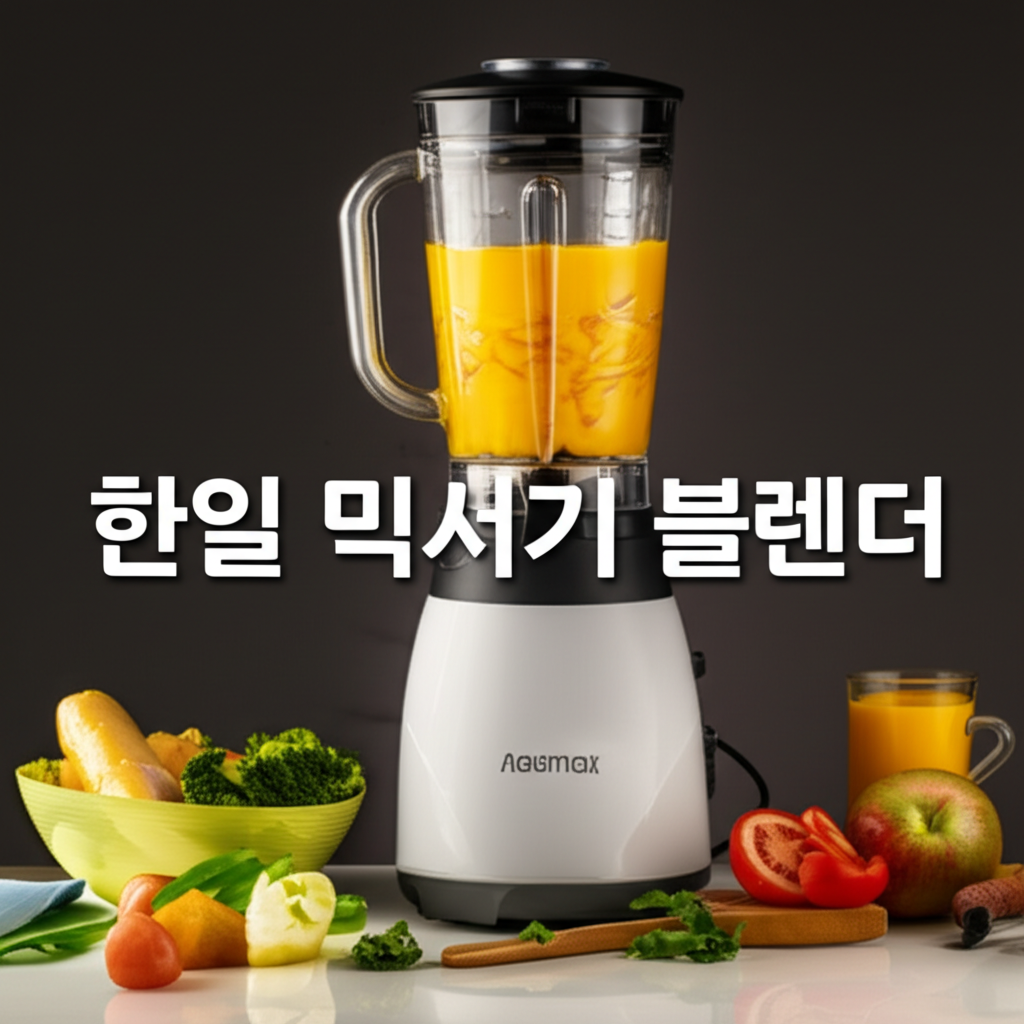 한일 믹서기 블렌더 SHM-1595 대용량 유리컵으로 가정용 이유식 믹서기