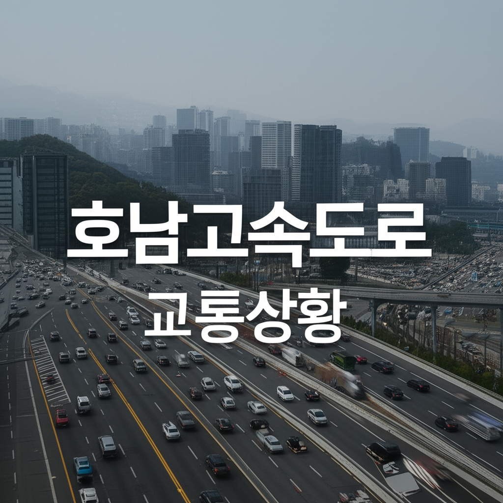 호남고속도로교통상황 실시간 확인 3가지 방법과 CCTV 안내