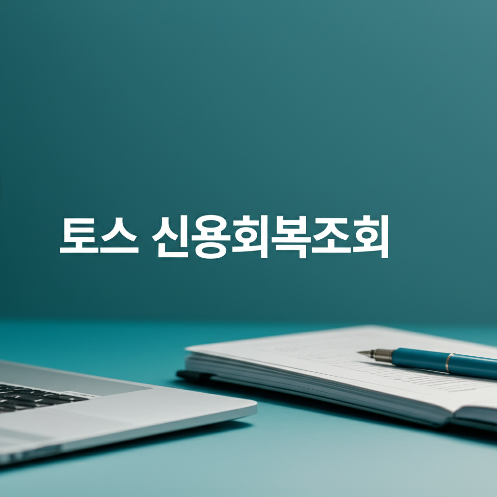 토스 신용회복조회