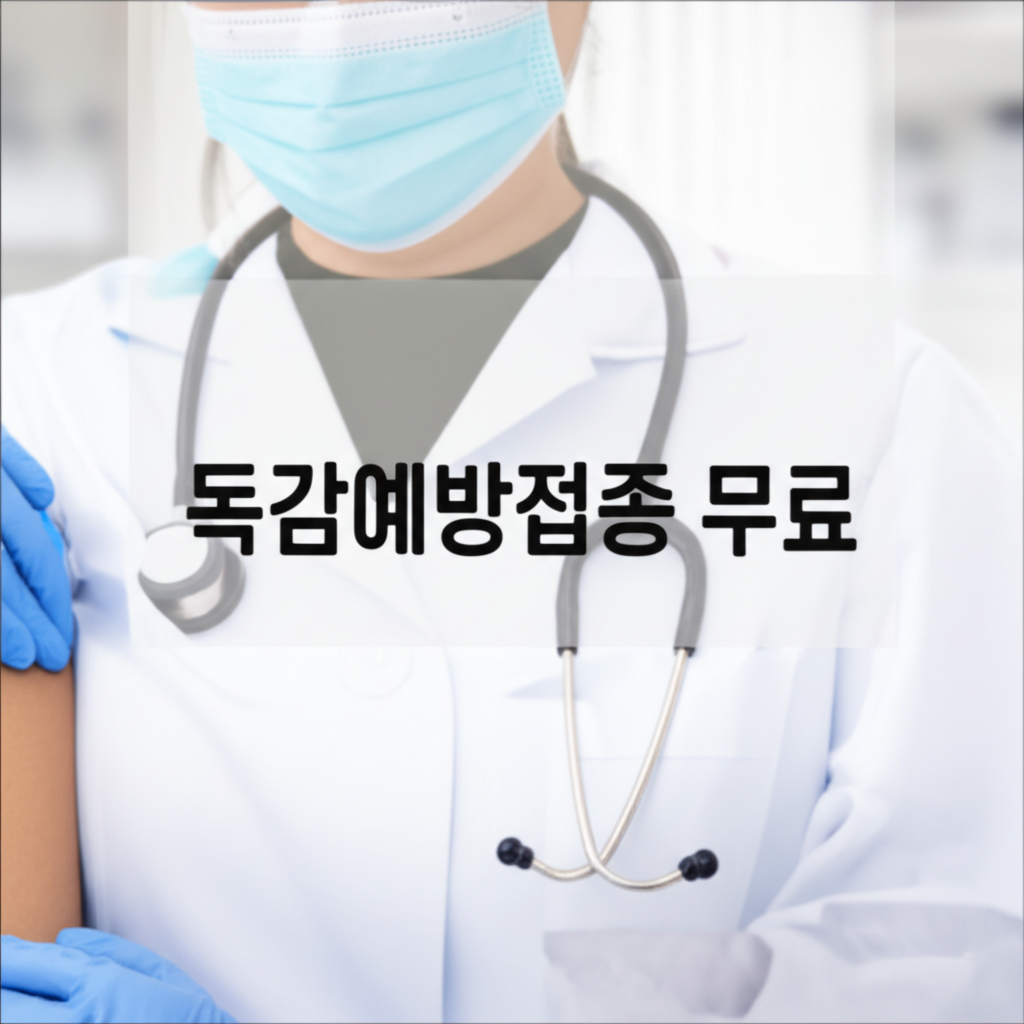 독감예방접종 무료