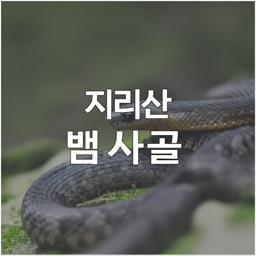 지리산 뱀사골