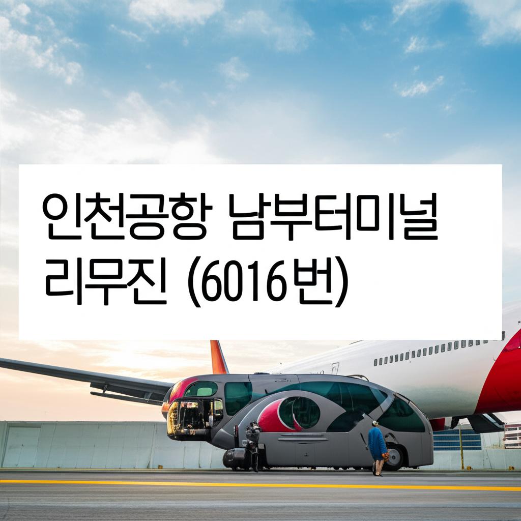 인천공항 남부터미널 리무진 (6016번)