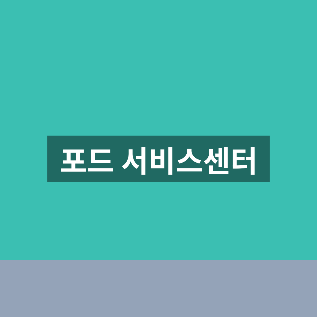 포드 서비스센터 정비 후 달라진 주행감과 관리의 차이 1분 정리