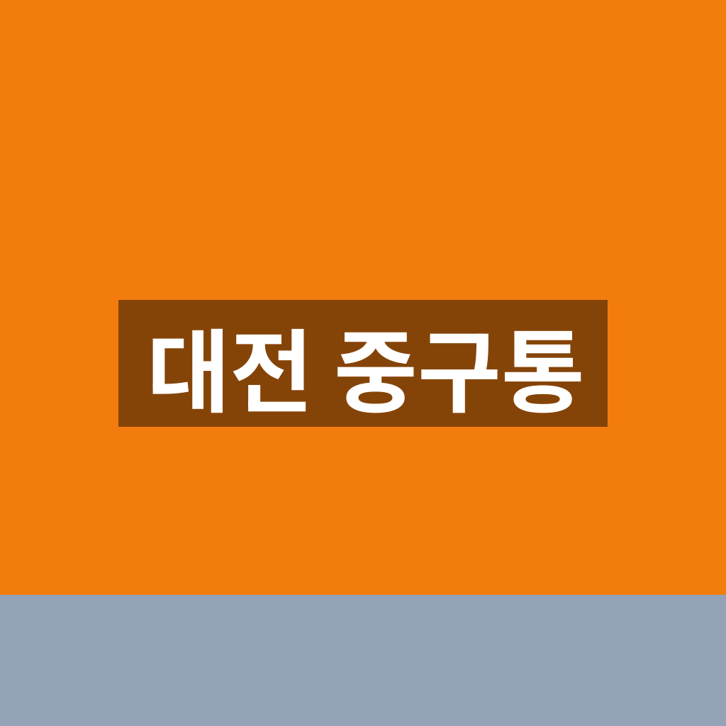 대전 중구통