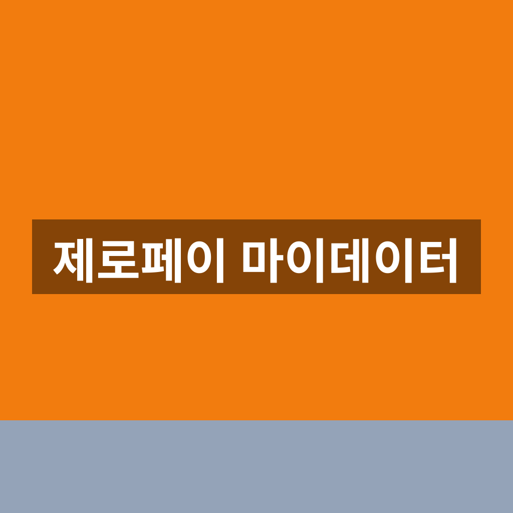 제로페이 마이데이터