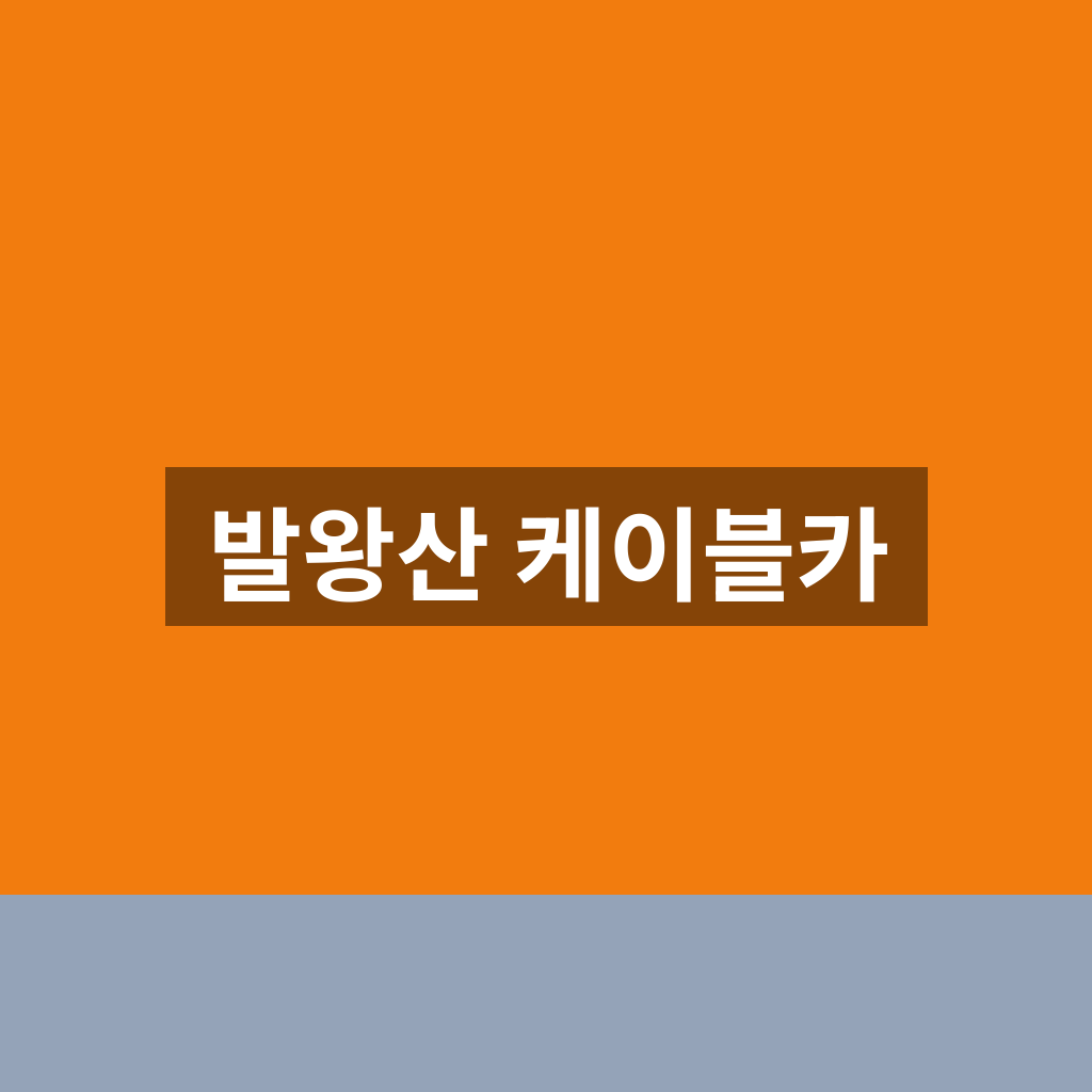 발왕산 케이블카