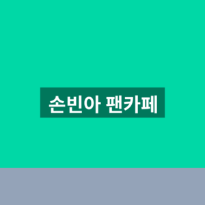 손빈아 팬카페