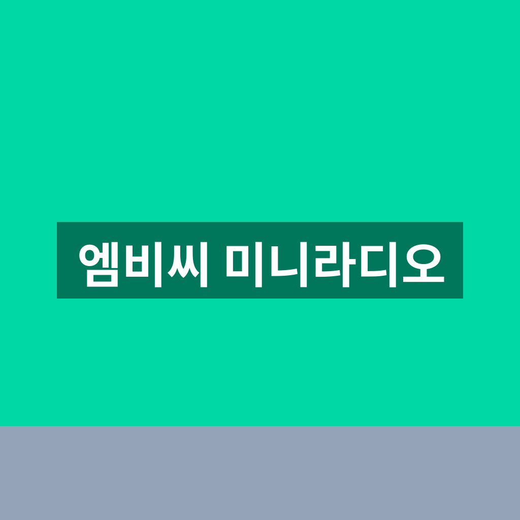 엠비씨 미니라디오