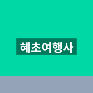혜초여행사 홈페이지 예약 조회 1분만에 찾는법