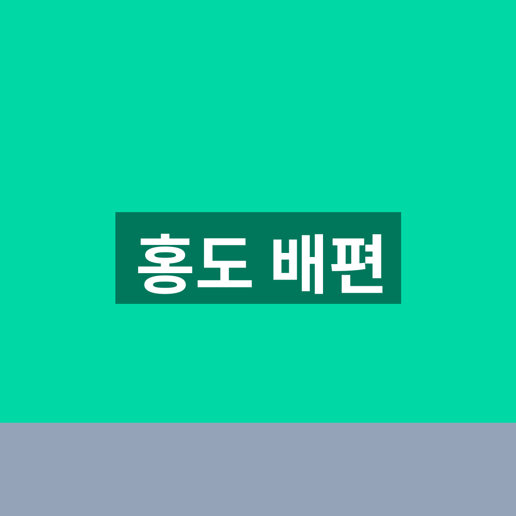 홍도 배편
