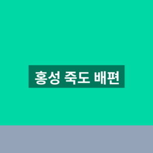 홍성 죽도 배편 예약 없이 시간표 1분만에 보는법