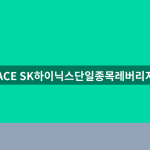 ACE SK하이닉스단일종목레버리지 주가 1분만에 확인하는법