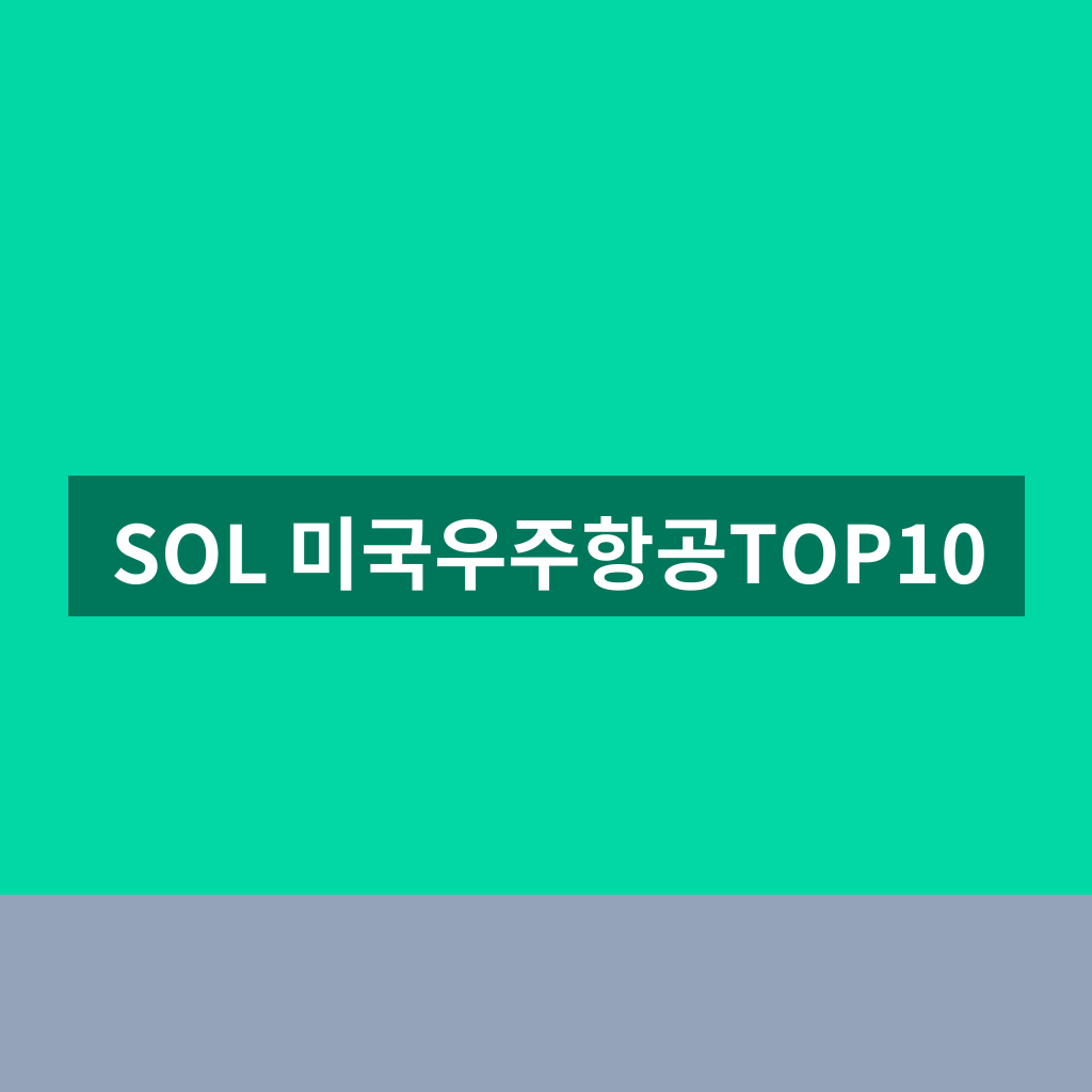 SOL 미국우주항공TOP10
