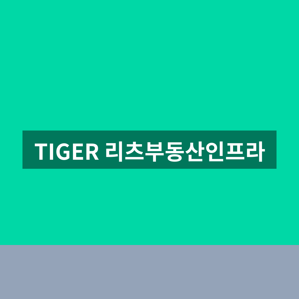 TIGER 리츠부동산인프라
