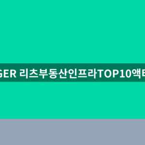 TIGER 리츠부동산인프라TOP10액티브 배당금 확인법