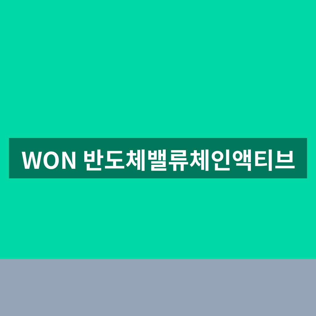 WON 반도체밸류체인액티브