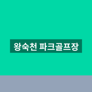 왕숙천 파크골프장 구리 예약 1분만에 찾는법