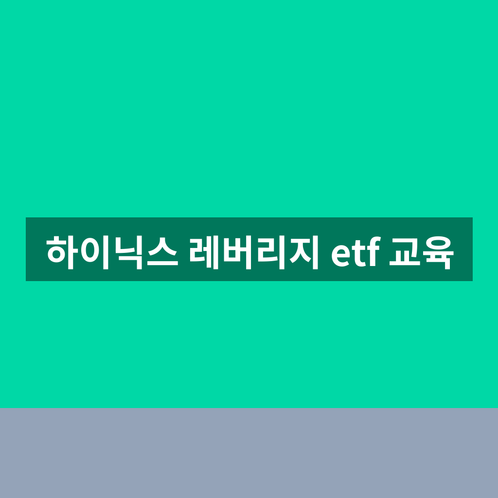 하이닉스 레버리지 etf 교육