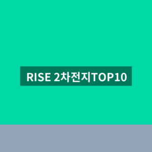 RISE 2차전지TOP10 ETF 인버스 비교 3가지 확인법 1 RISE 2차전지TOP10