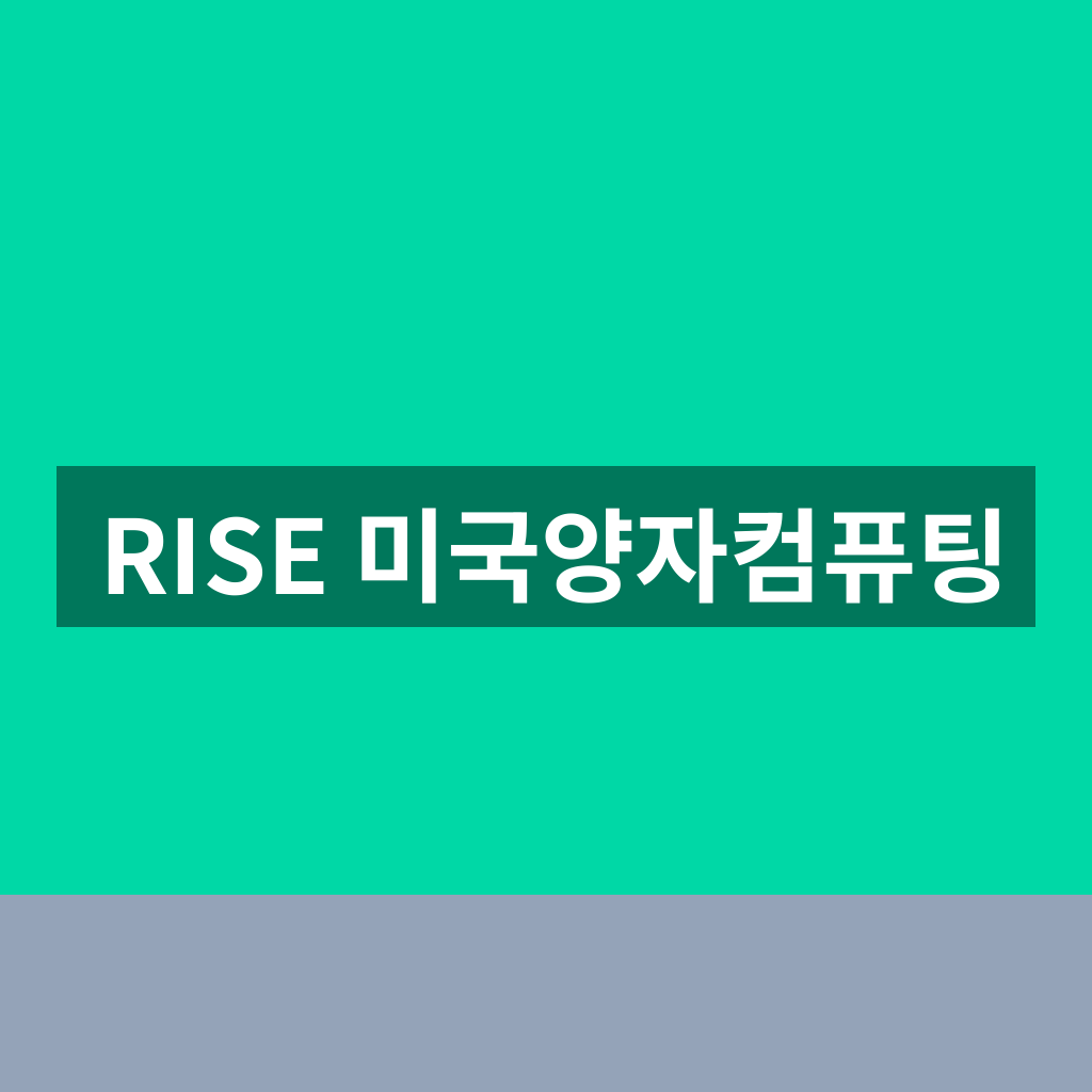 RISE 미국양자컴퓨팅