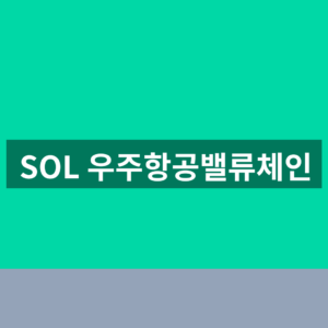 SOL 우주항공밸류체인 ETF 주가 종목코드 구성종목 3가지 확인법