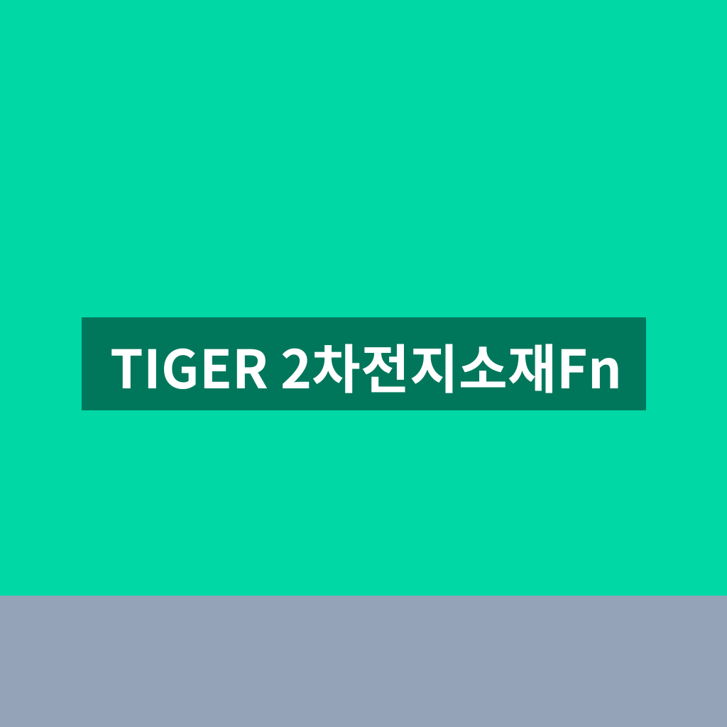 TIGER 2차전지소재Fn