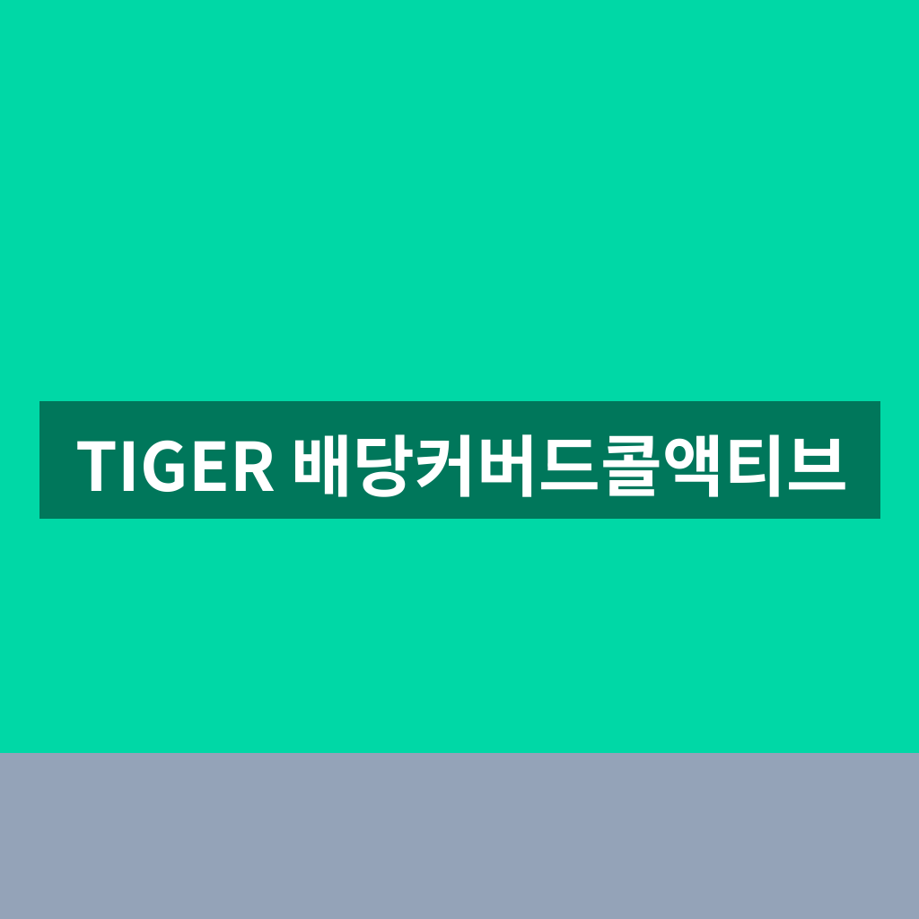 TIGER 배당커버드콜액티브