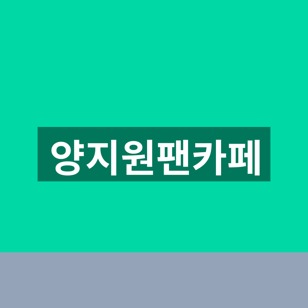 양지원팬카페