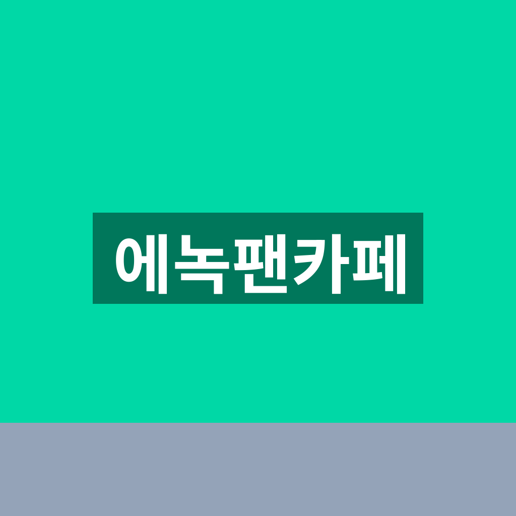 에녹팬카페